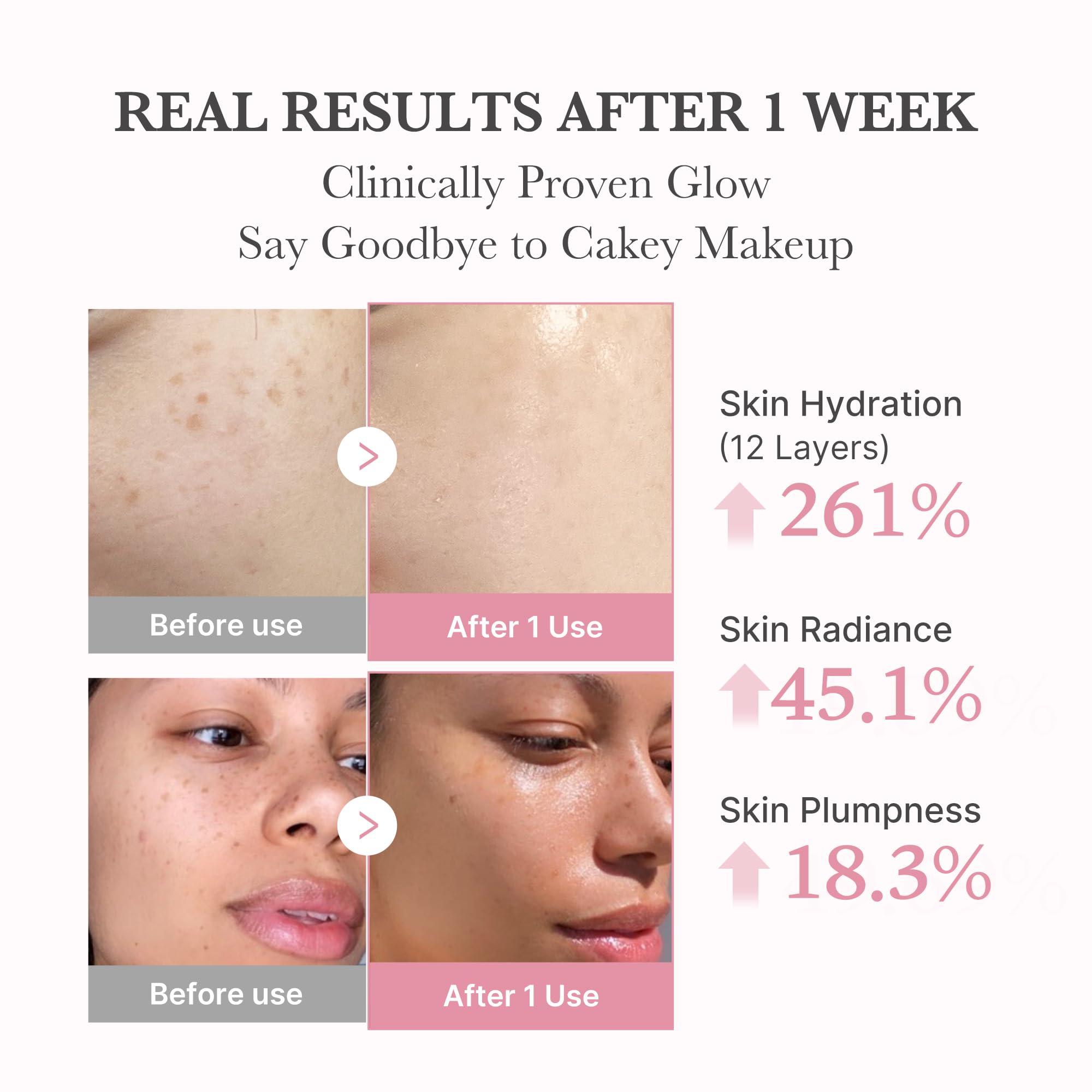 Medicube PDRN Pink Collagen Bubble Serum texture highlights soft, non-sticky hydration.