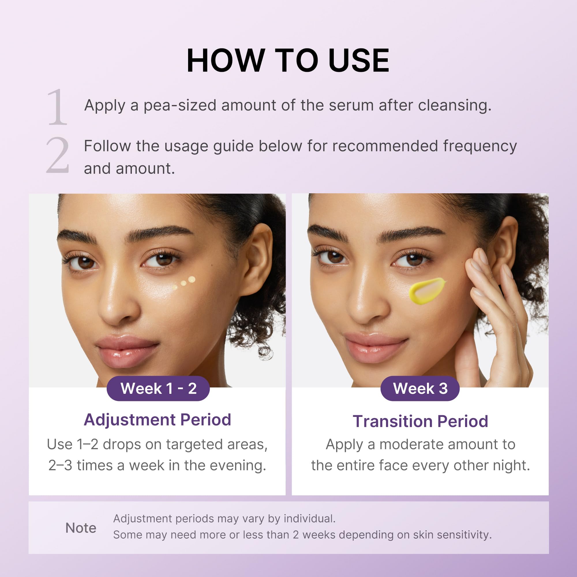 medicube pipette dispensing serum emphasizing precise application benefit