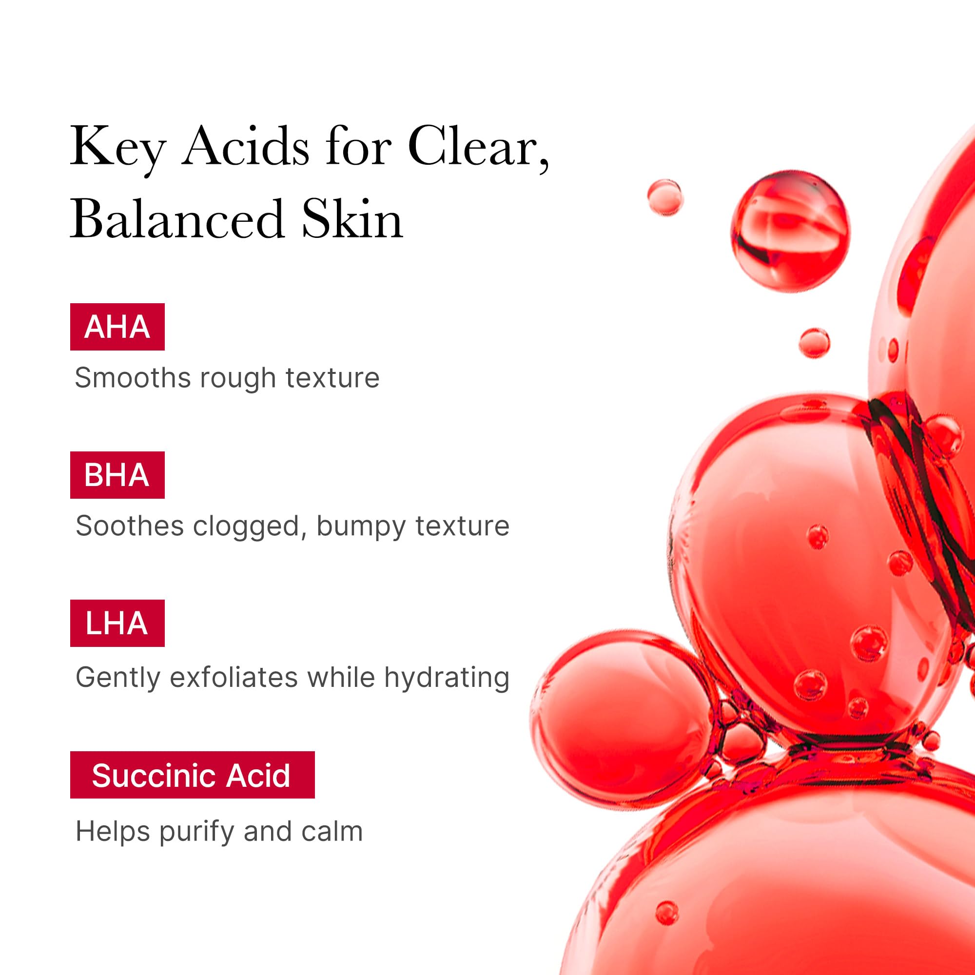 medicube Red Body Peeling Shot on-skin application demonstrates quick one-minute exfoliation.