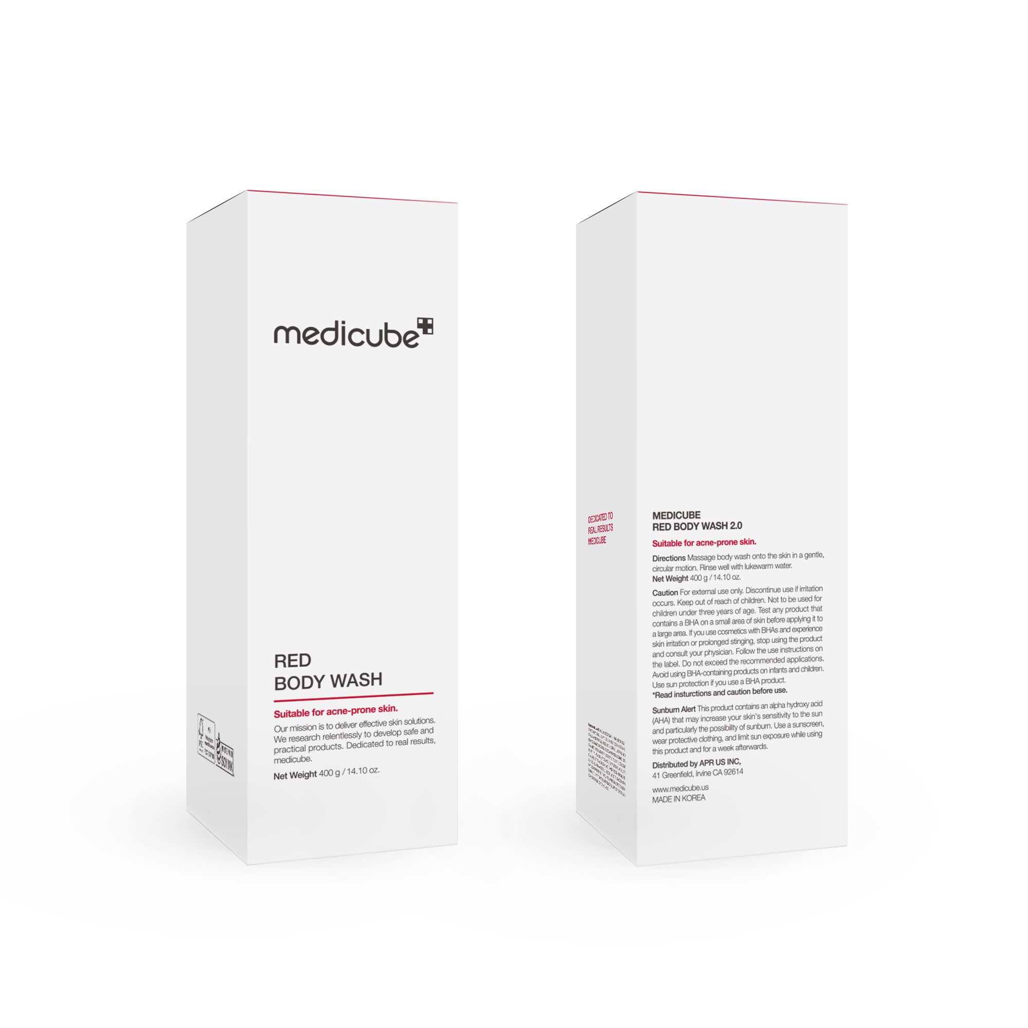 Post-cleanse skin with Medicube Red Body Wash looks hydrated