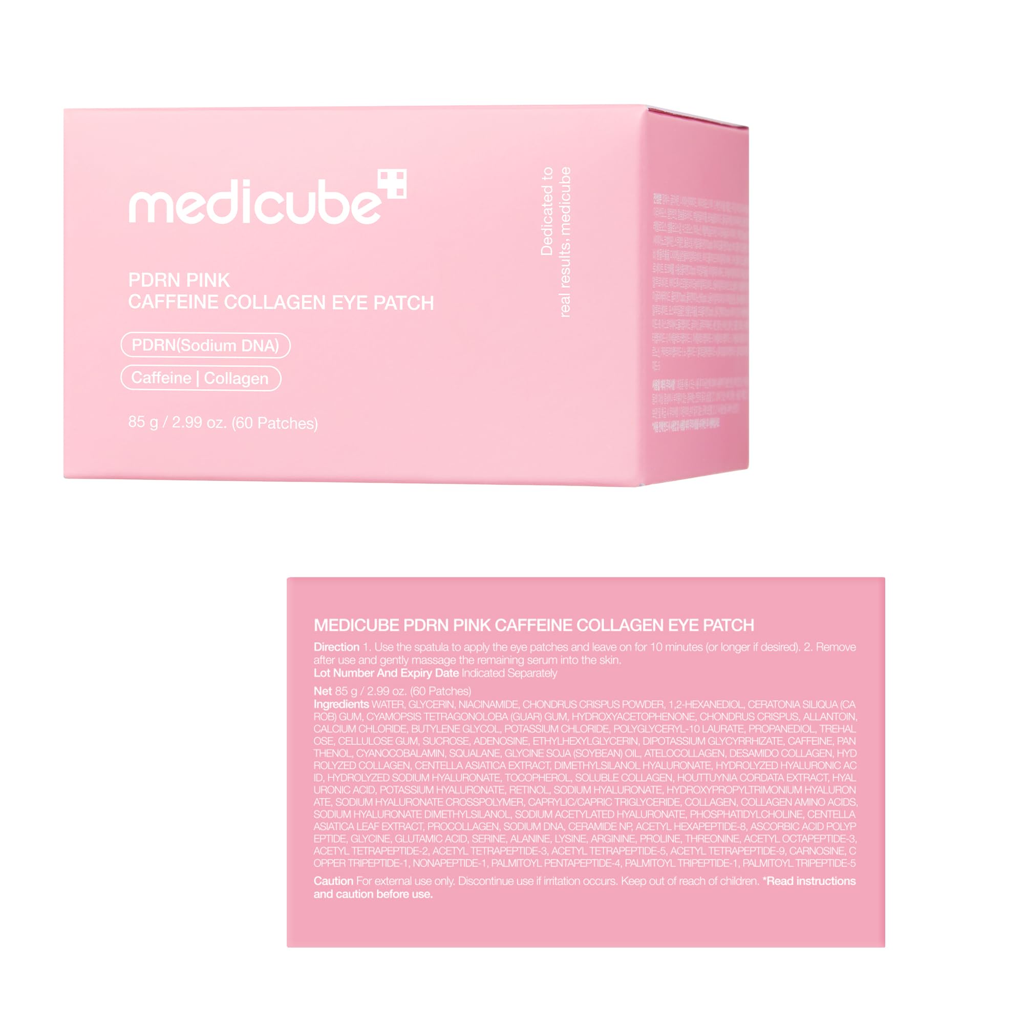 medicube removed patch with visible serum showcasing hydrating finish