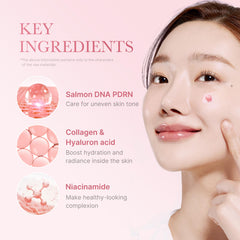 medicube salmon DNA PDRN gel texture swirl conveys lightweight hydration without stickiness