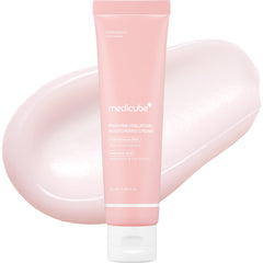 Medicube Salmon DNA PDRN Pink Cream bottle shows lightweight hydration for daily use