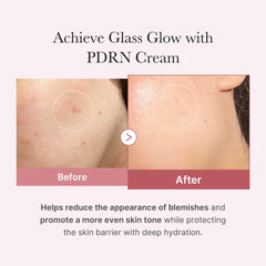 Medicube Salmon DNA PDRN Pink Cream texture swirl emphasizes smooth application