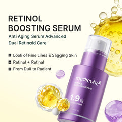 medicube serum droplet texture close-up highlighting smooth absorption benefit