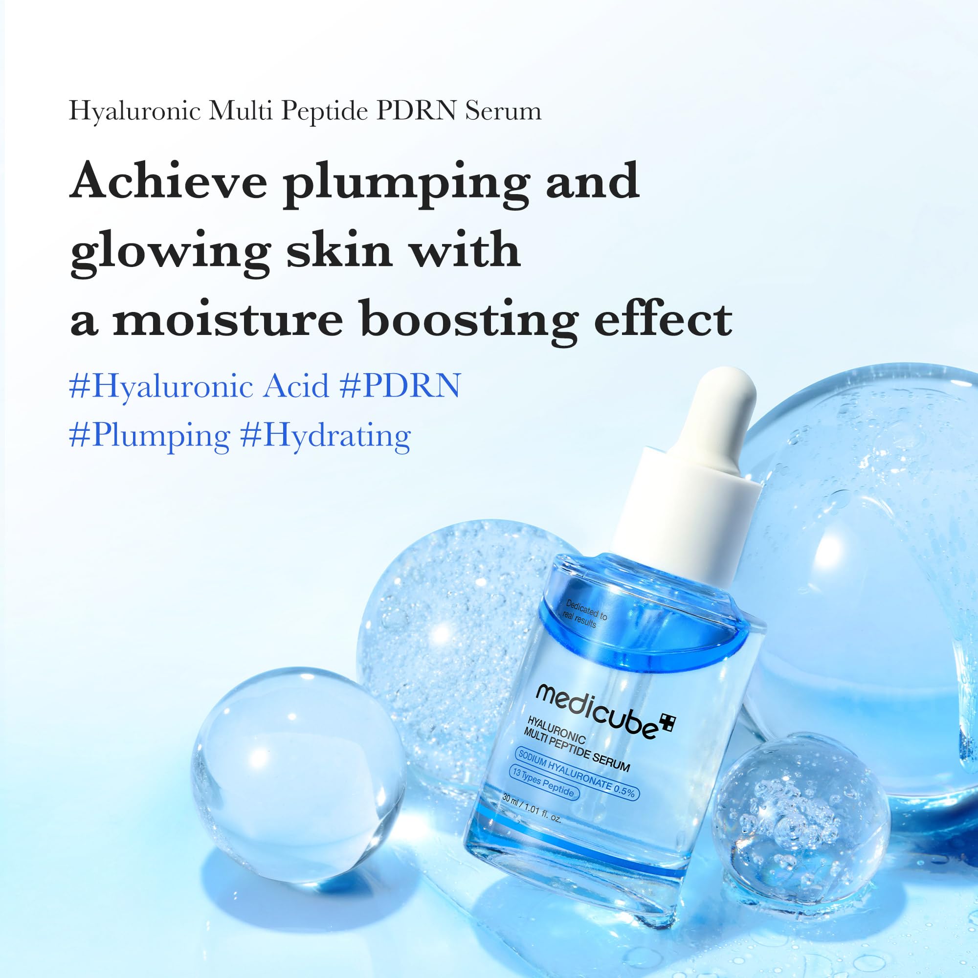 Medicube serum oil layer visual shows moisture-locking double-layer hydration.