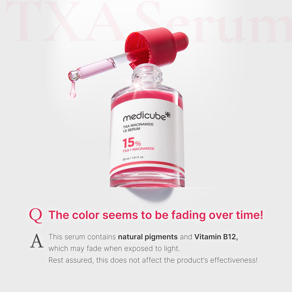 medicube TXA+Niacinamide fragrance-free formula ideal for daily use