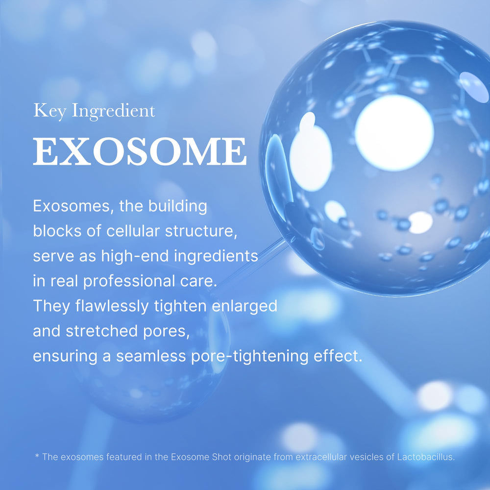 medicube zero exosome shot application routine sequence illustration