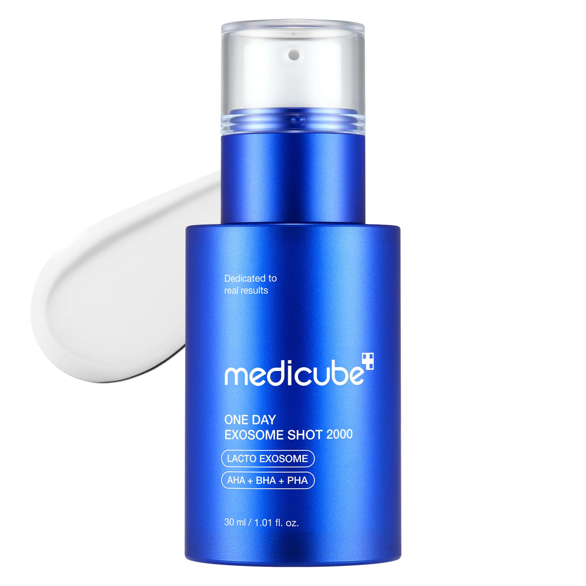medicube zero exosome shot bottle closeup highlighting premium packaging and hydrating skincare potential