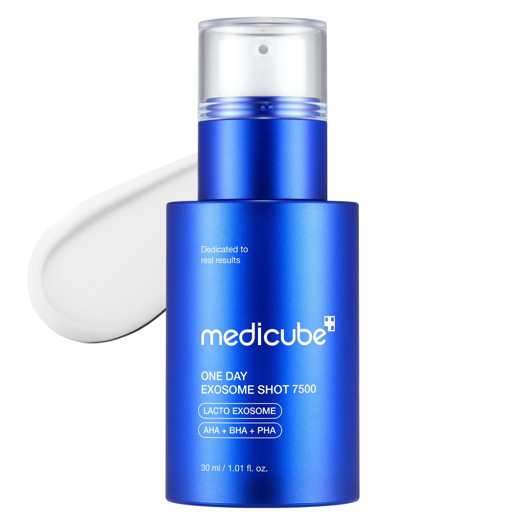 Medicube Zero Exosome Shot bottle pump for controlled application and even skin coverage.