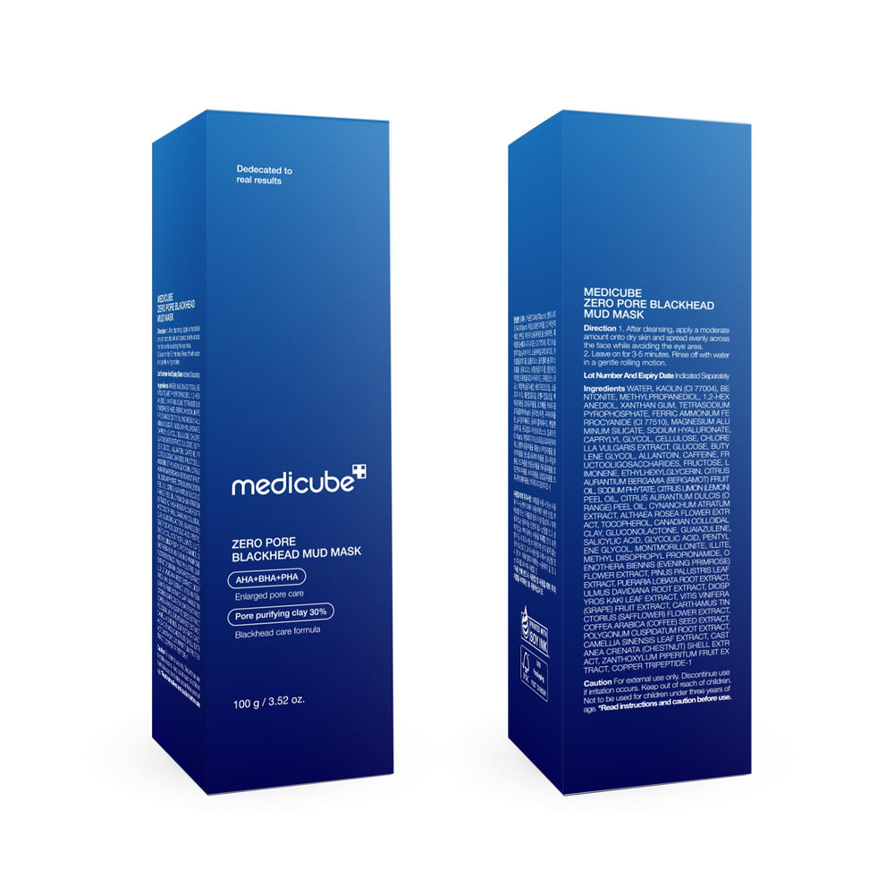 Medicube Zero Pore Mud Mask dermatologist-tested and skin-safe for all skin types.
