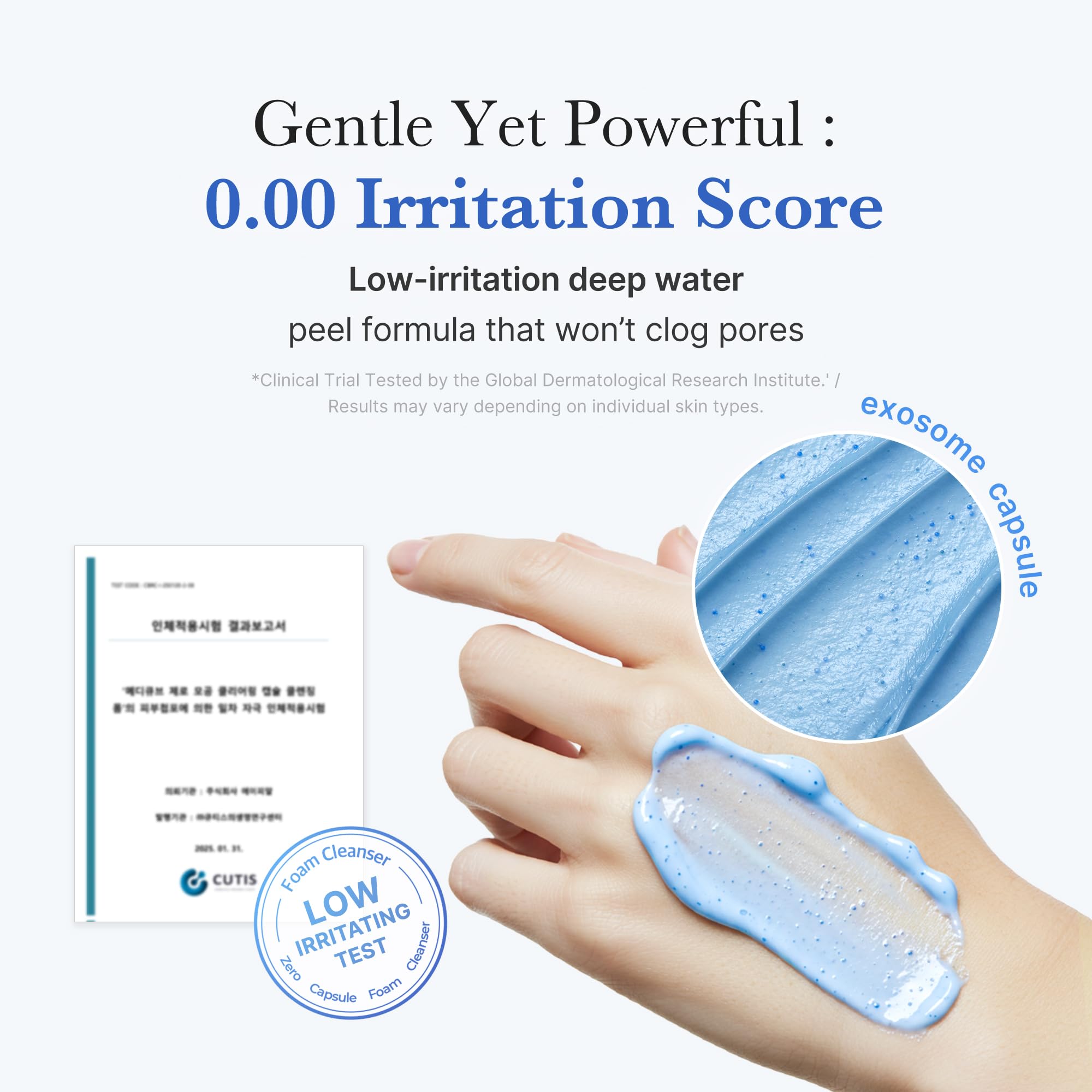 Two-step double cleansing with Medicube Zero Pore cleanser and oil remover demonstrated.