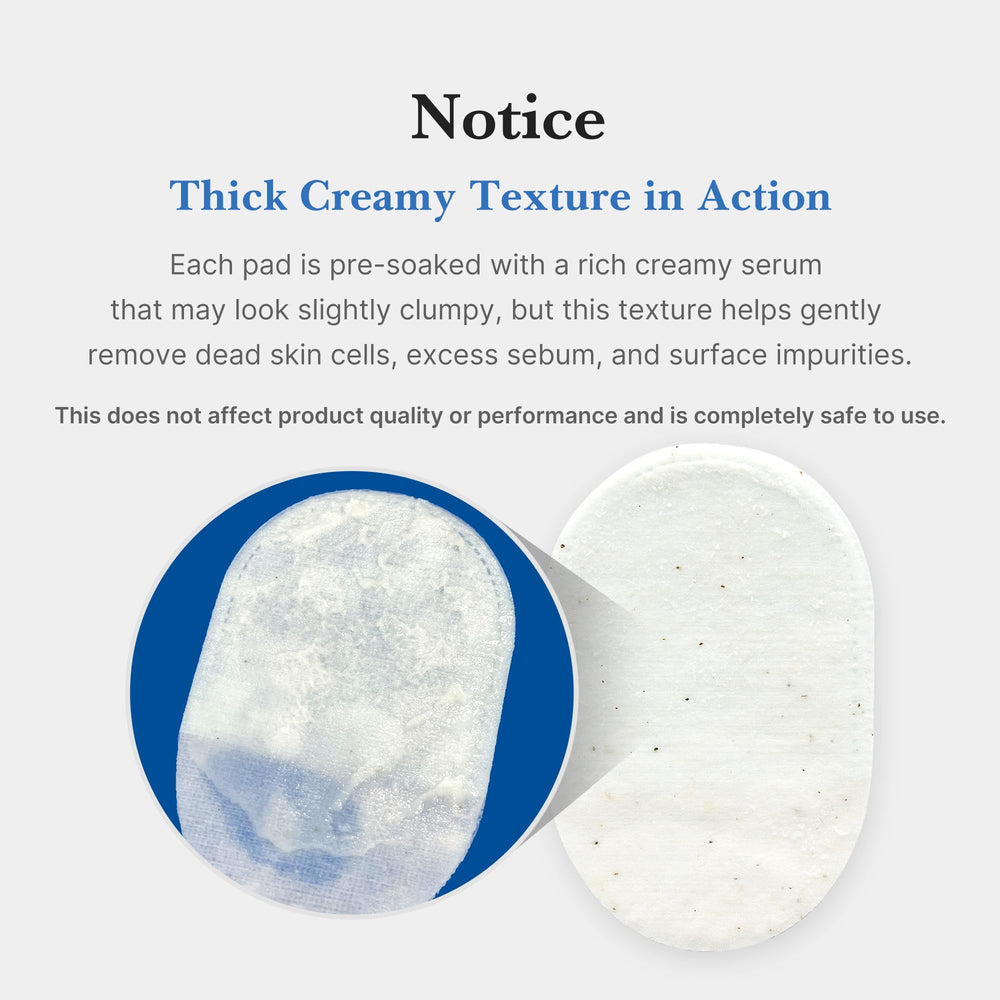 medicube Zero Pore Peel Pads used on cheeks and nose for smoother texture.