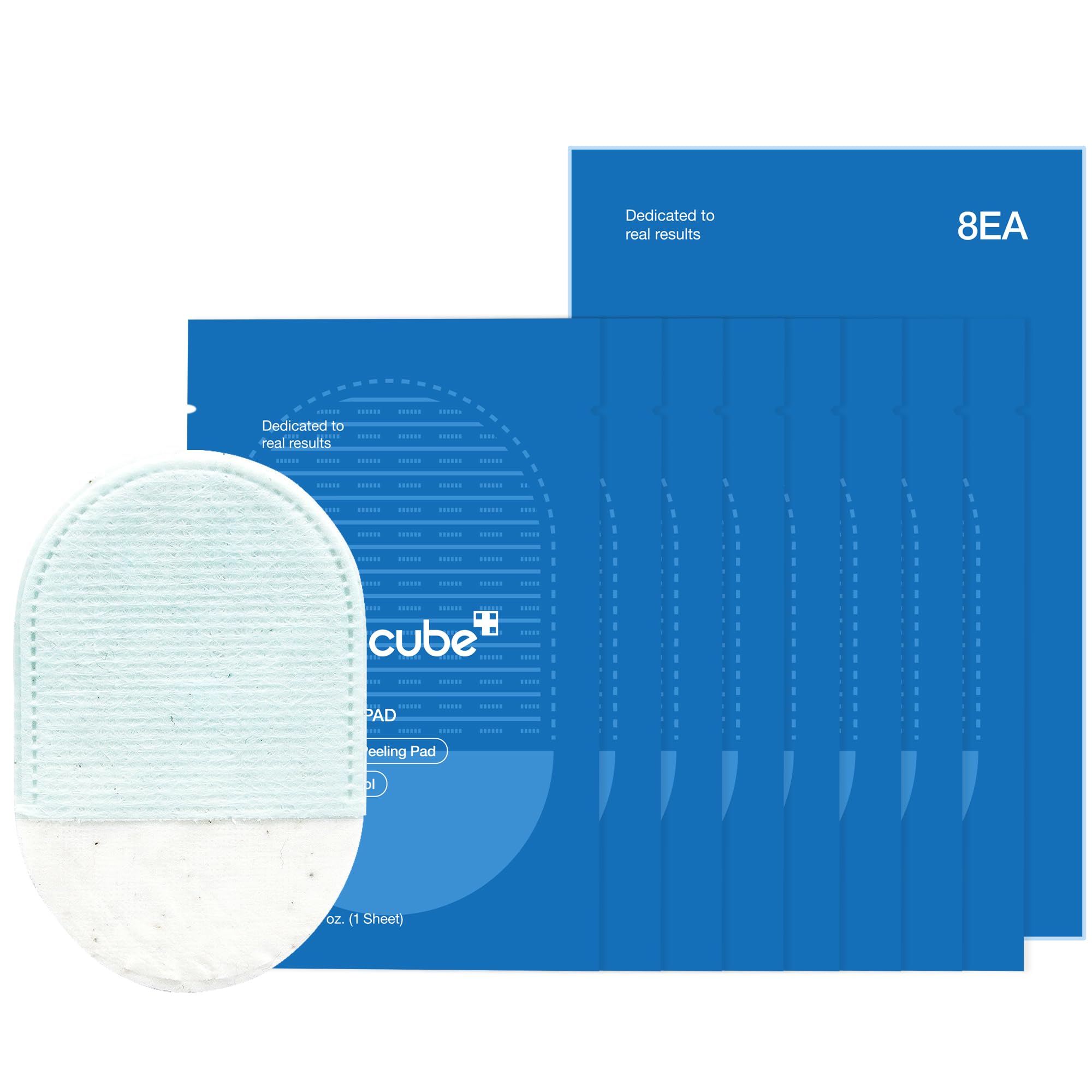 medicube Zero Pore Peel Pads packaging shown for easy daily skincare prep.