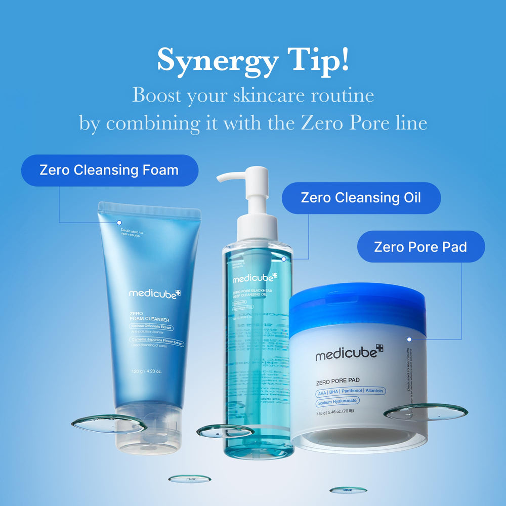 medicube Zero Pore Peel Pads prep skin before makeup for a soft base.