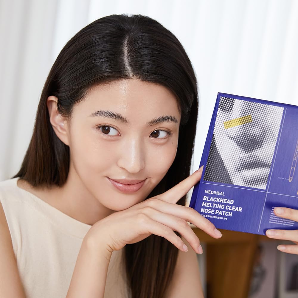 Mediheal 3-step pore melting sheets close-up demonstrates soothing multi-step revitalization.
