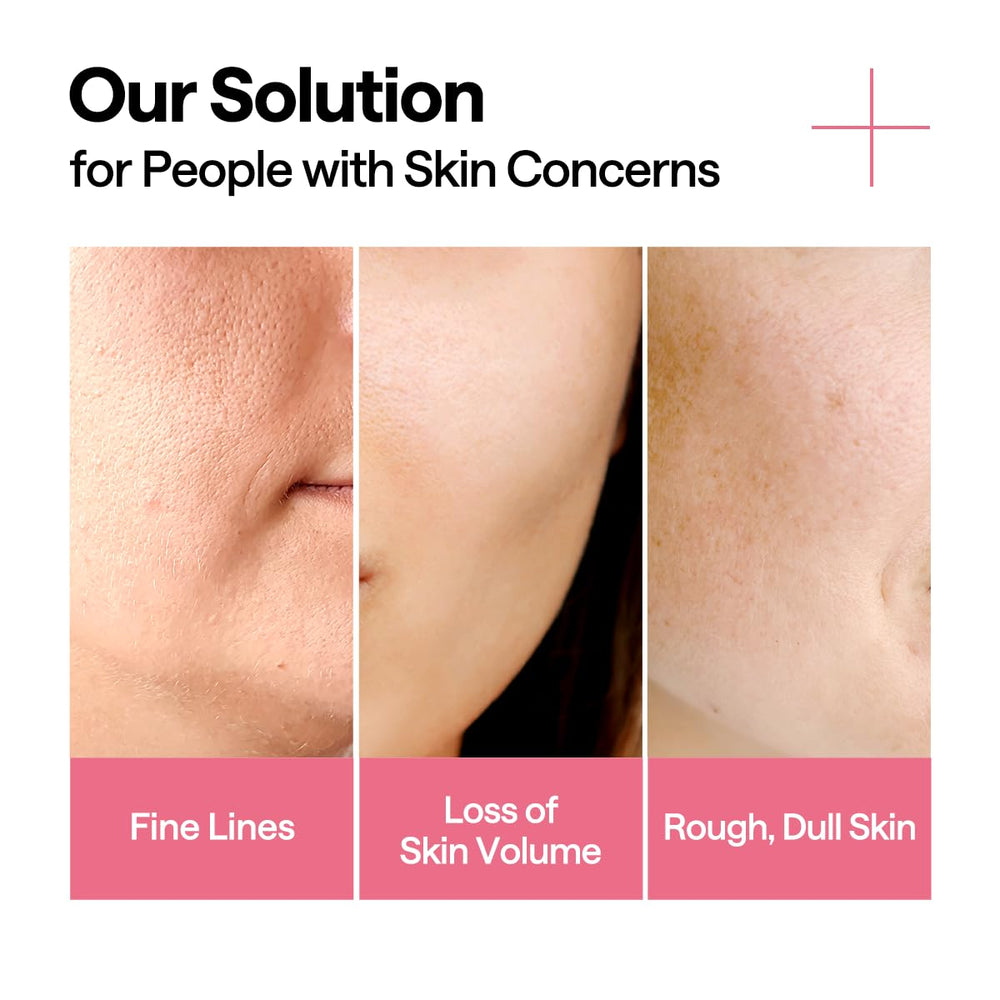 Mediheal Collagen Firming Volume Serum application pump enables easy, mess-free nightly routine.