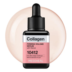 Mediheal Collagen Firming Volume Serum bottle for hydration boost.