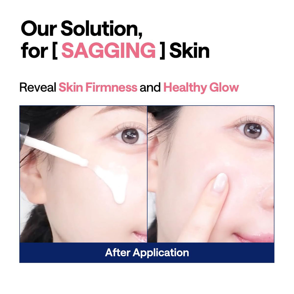 Mediheal Collagen Firming Volume Serum on skin with a healthy glow and firming feel.