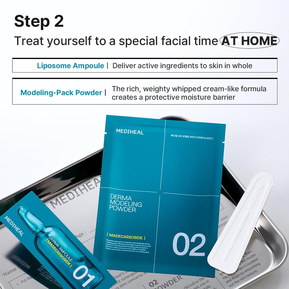 Mediheal Derma Modeling Pack icy jelly mask texture spreads evenly for hydration