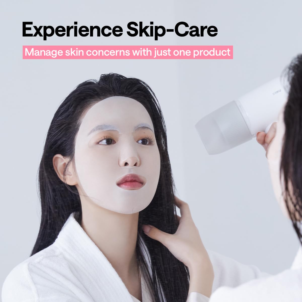 Mediheal Derma 365 one-sheet dispenser supports quick, simple skincare routine.