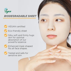 Mediheal EGT Ampoule Mask boxes emphasize FSC-certified packaging and sustainability.