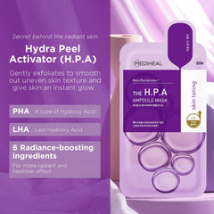 Mediheal HPA three-layered sheet visual emphasizing comfortable fit