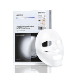 Mediheal Hyper Hyaluronate mask packaging highlights hydration