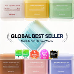 Mediheal Madecassoside blemish pad close-up highlighting Centella Asiatica for soothing complexion