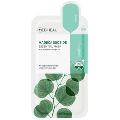 Mediheal Madecassoside pack shot highlights eco packaging and hydrating mask benefits