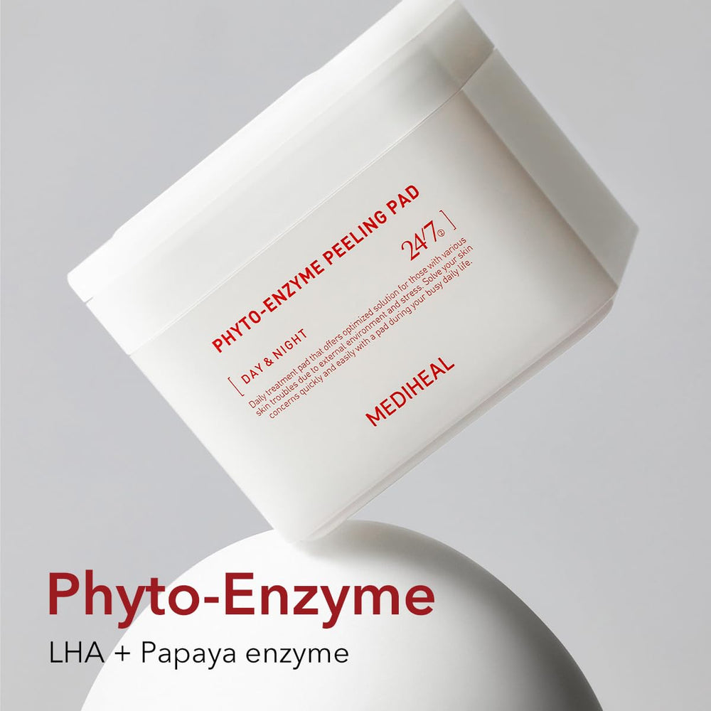 Dermatologist-tested in Germany badge on Mediheal Phyto Enzyme Peeling Pad