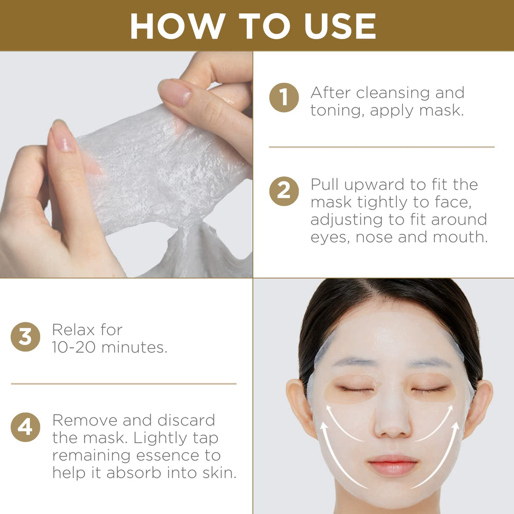 Mediheal Placenta Essential Mask 3x complex ingredients nourish skin with plant placentas.