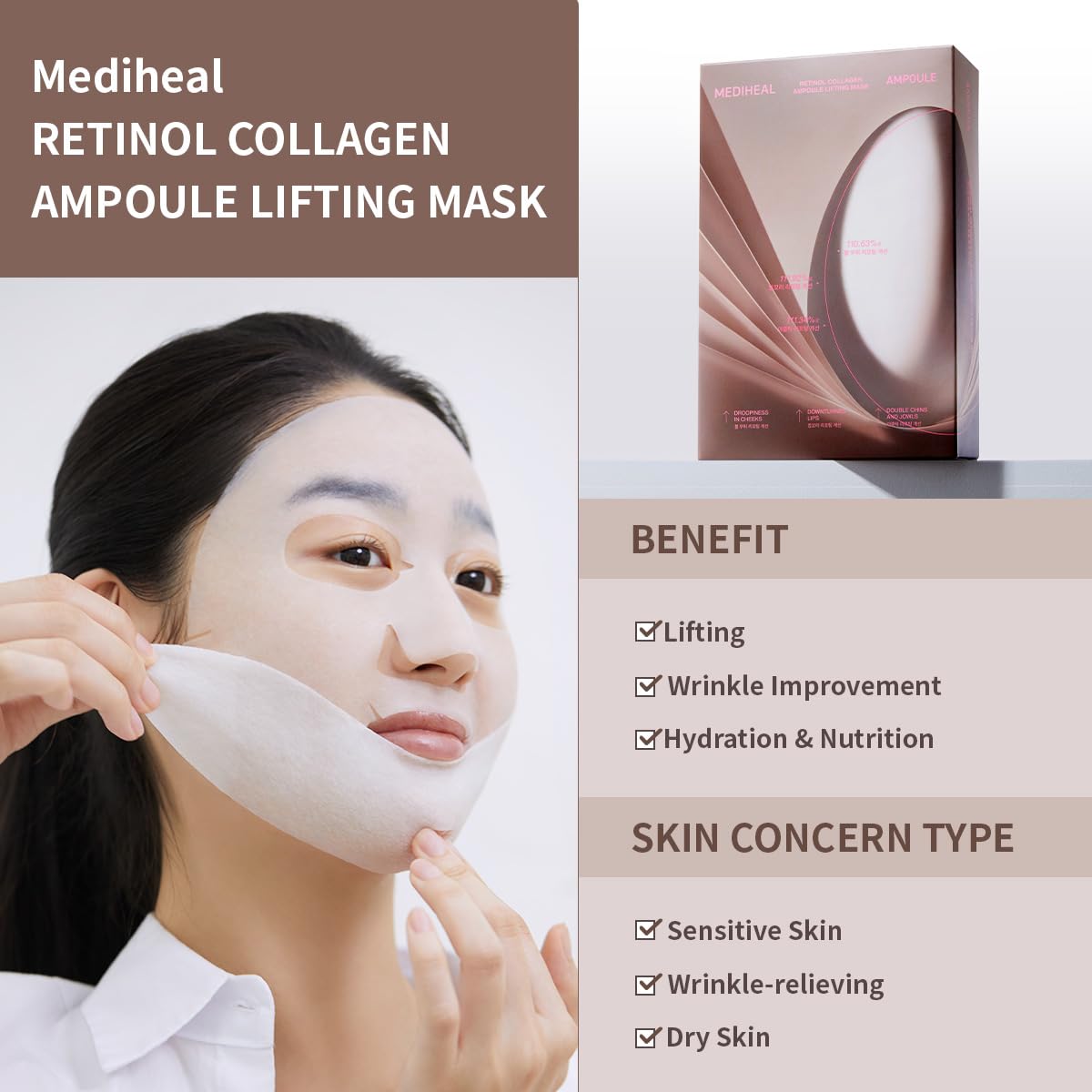 Mediheal hydration ampoule demonstrates barrier-supporting moisture for comfort.