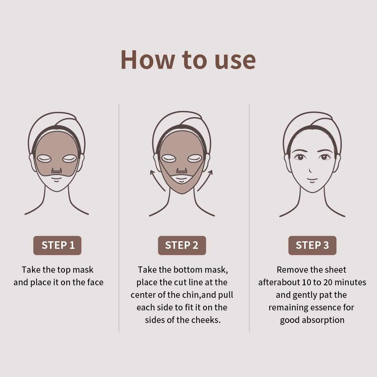 Mediheal self-care routine shot with mask for relaxing skincare ritual.