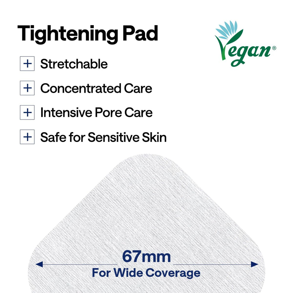 Mediheal Toner Pads exfoliation close-up indicates mild skin refinements.