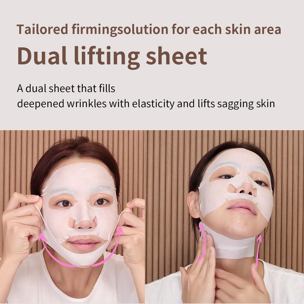 Mediheal v-line mask on chin and jawline suggesting contouring benefits.