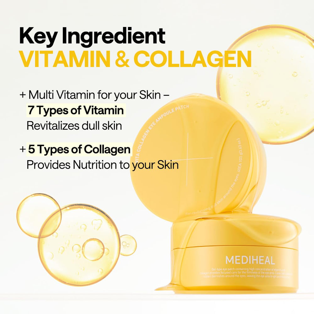 Mediheal Vita Collagen sealing cap included preserves freshness after opening