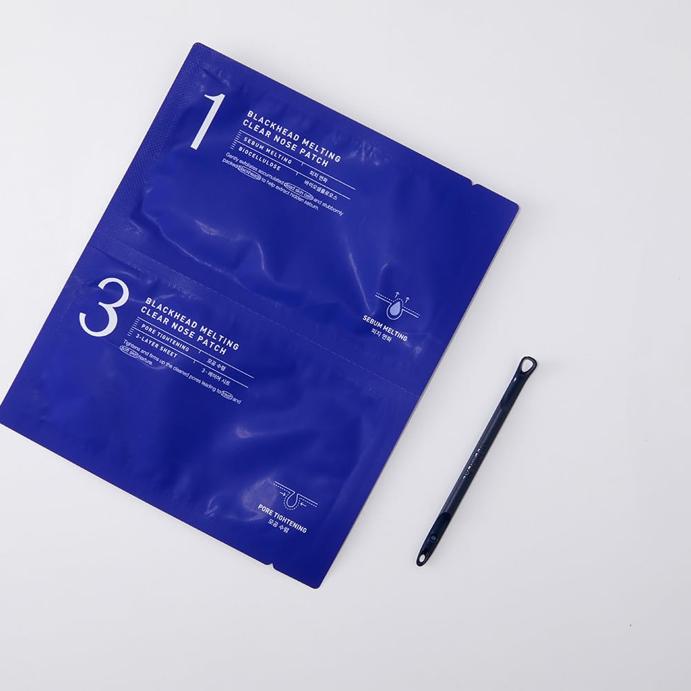 Mediheal wide sheet covers the nose area for thorough pore care.