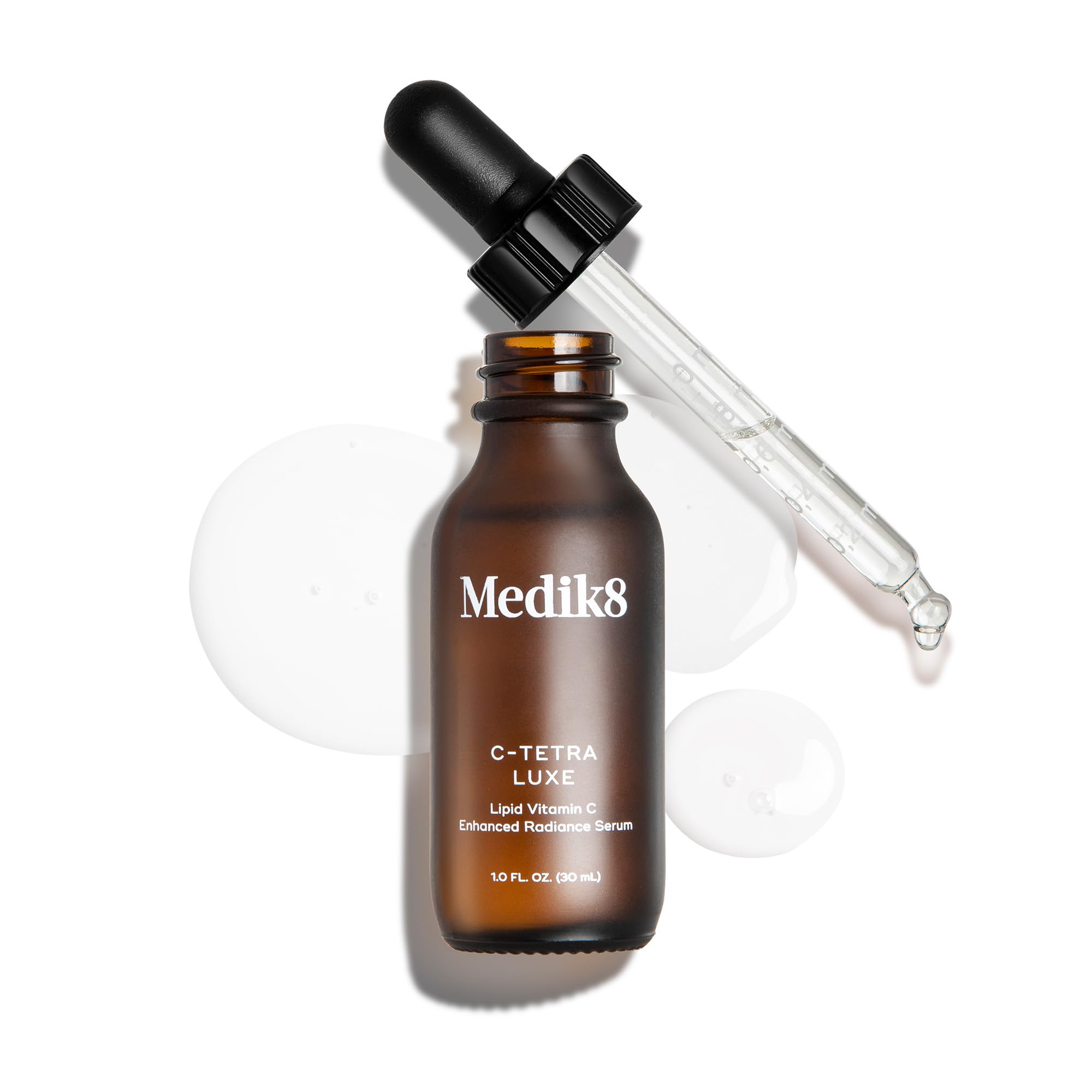 Medik8 C-Tetra Luxe application routine shows simple daily use for smoother-looking skin