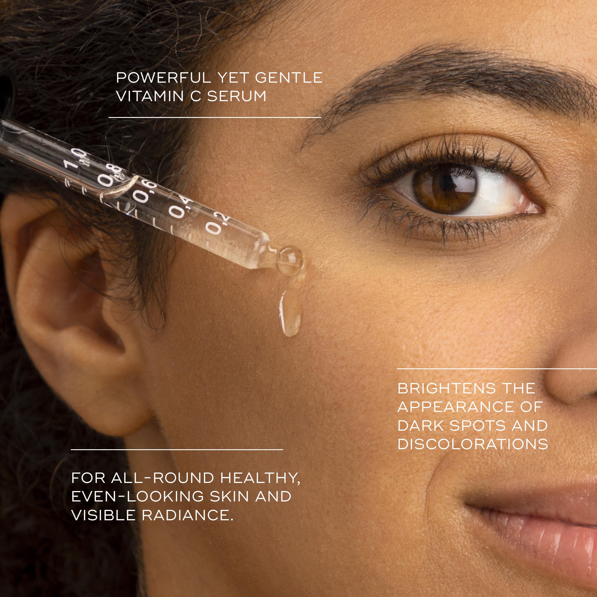 Medik8 C-Tetra Luxe texture swirl demonstrates quick absorption and non-greasy finish