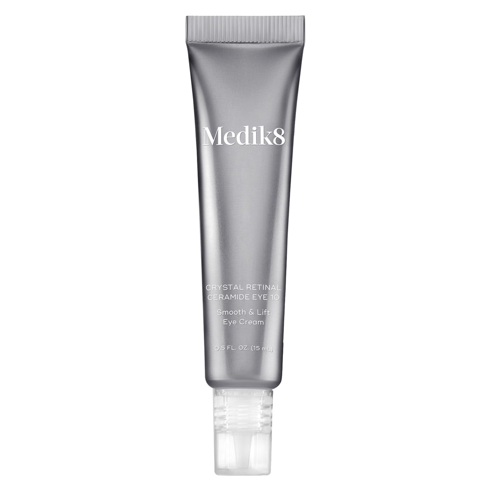 Medik8 Crystal Retinal Ceramide Eye 10 tube ready for gentle wrinkle care and hydration.