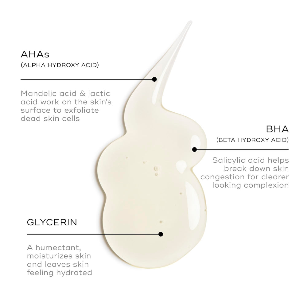 Medik8 Surface Radiance Cleanse gentle exfoliation suitable for sensitive skin.