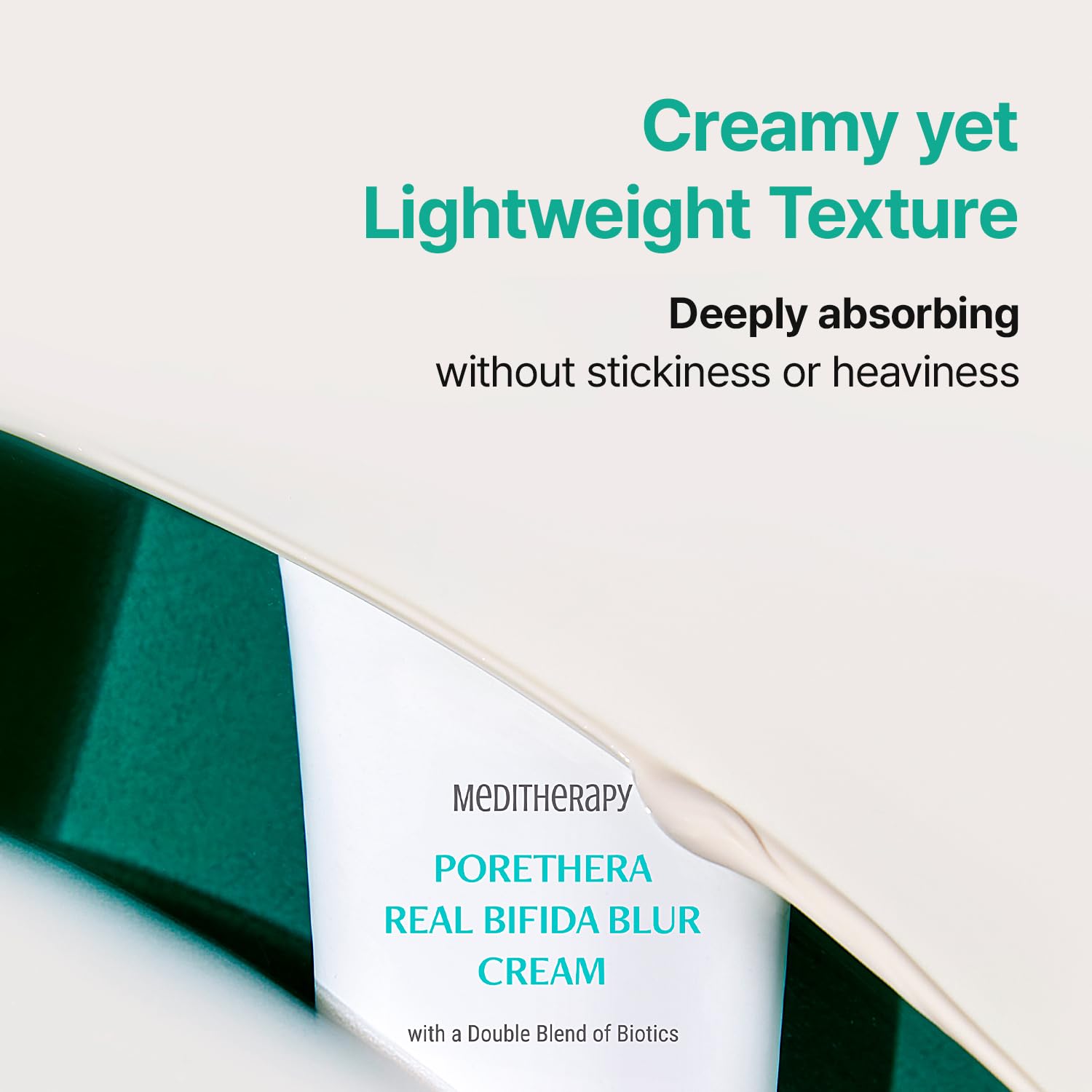 MEDITHERAPY Porethera nightly routine shot suggesting no-rinse or makeup base use