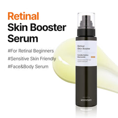 MEDITHERAPY Retinal Skin Booster Serum texture reveals a watery, non-sticky formula for quick absorption.