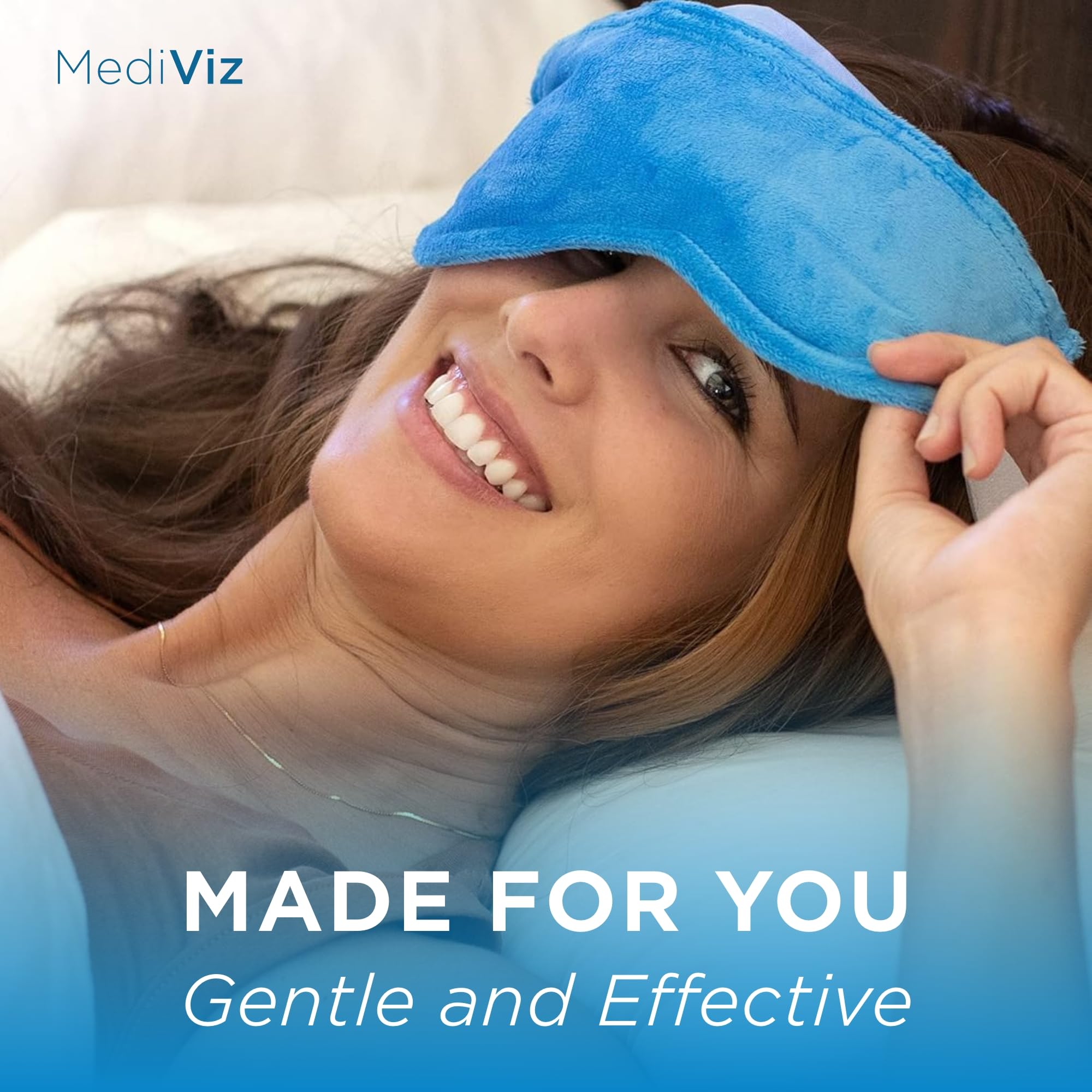 MEDIVIZ Warm Compress Eye Mask easy-clean cover ensures hygienic long-lasting use