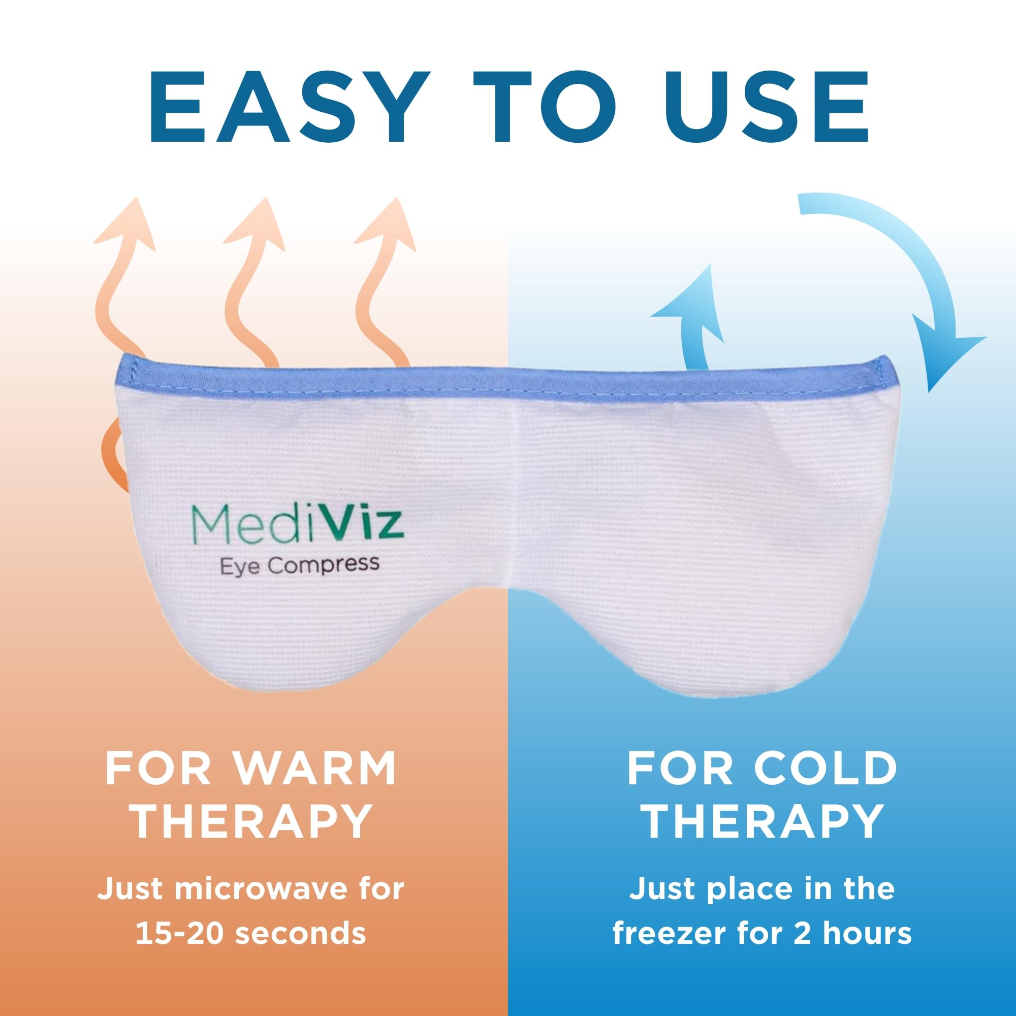 MEDIVIZ Warm Compress Eye Mask relaxing home spa ritual and stress relief