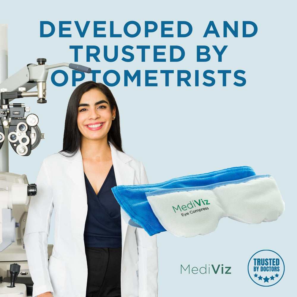 MEDIVIZ Warm Compress Eye Mask removable cover enables easy cleaning and reuse
