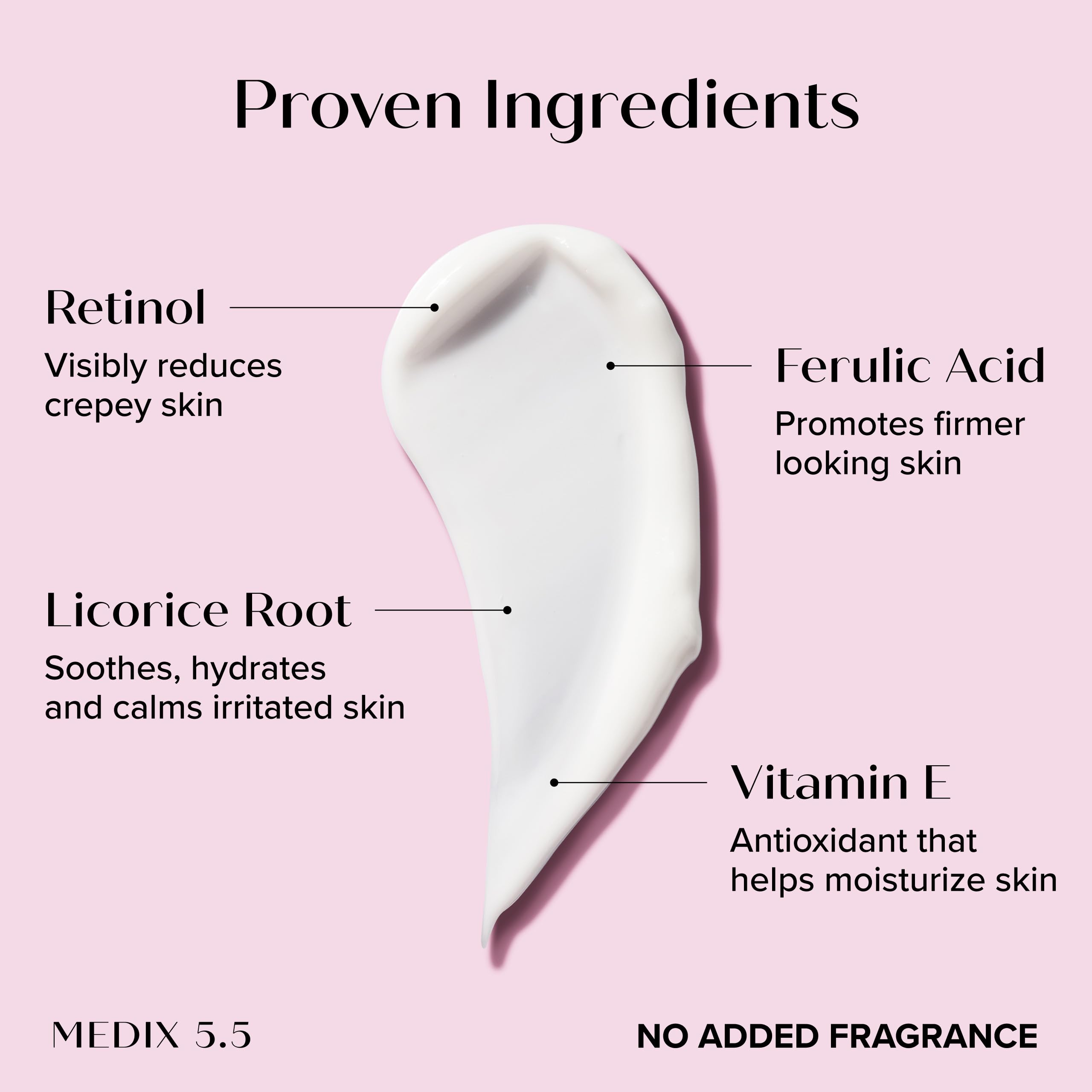 Medix 5.5 cGMP MoCRA facility label on product packaging