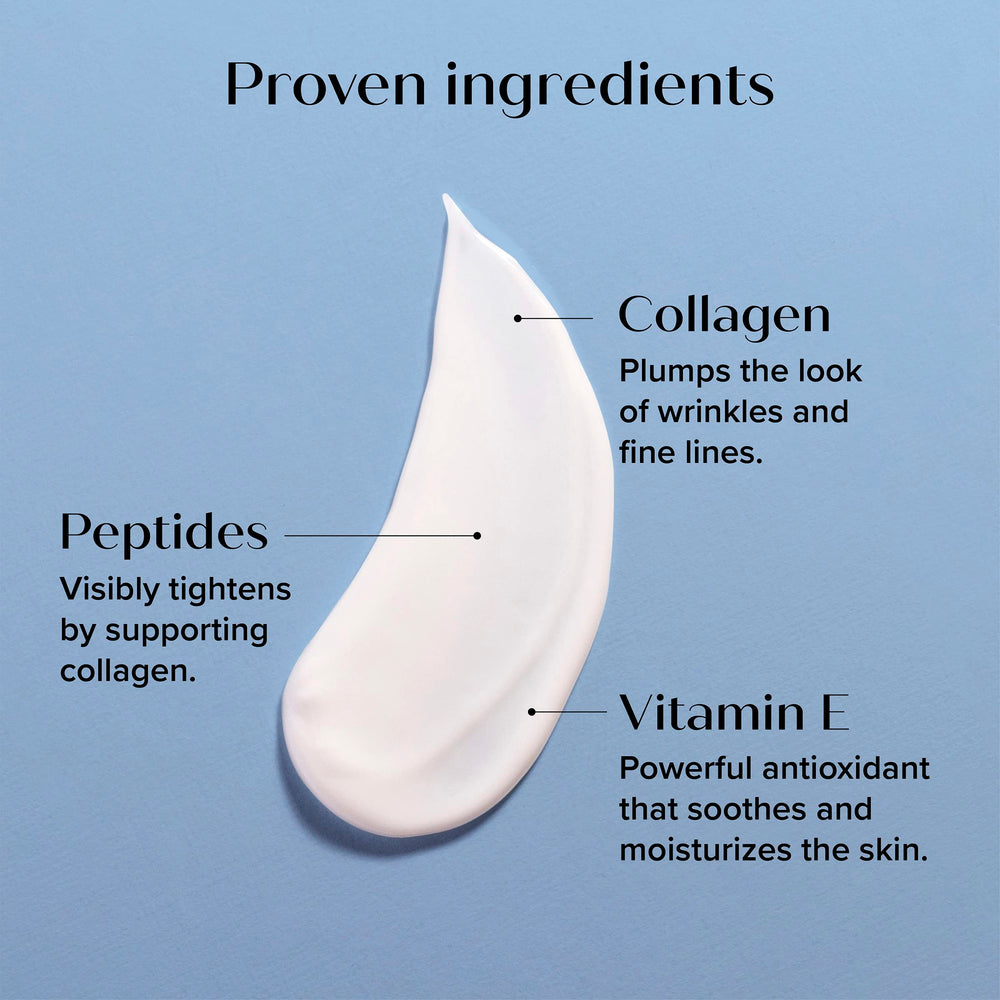 Medix 5.5 Collagen Cream texture swatch—creamy, non-greasy absorption.