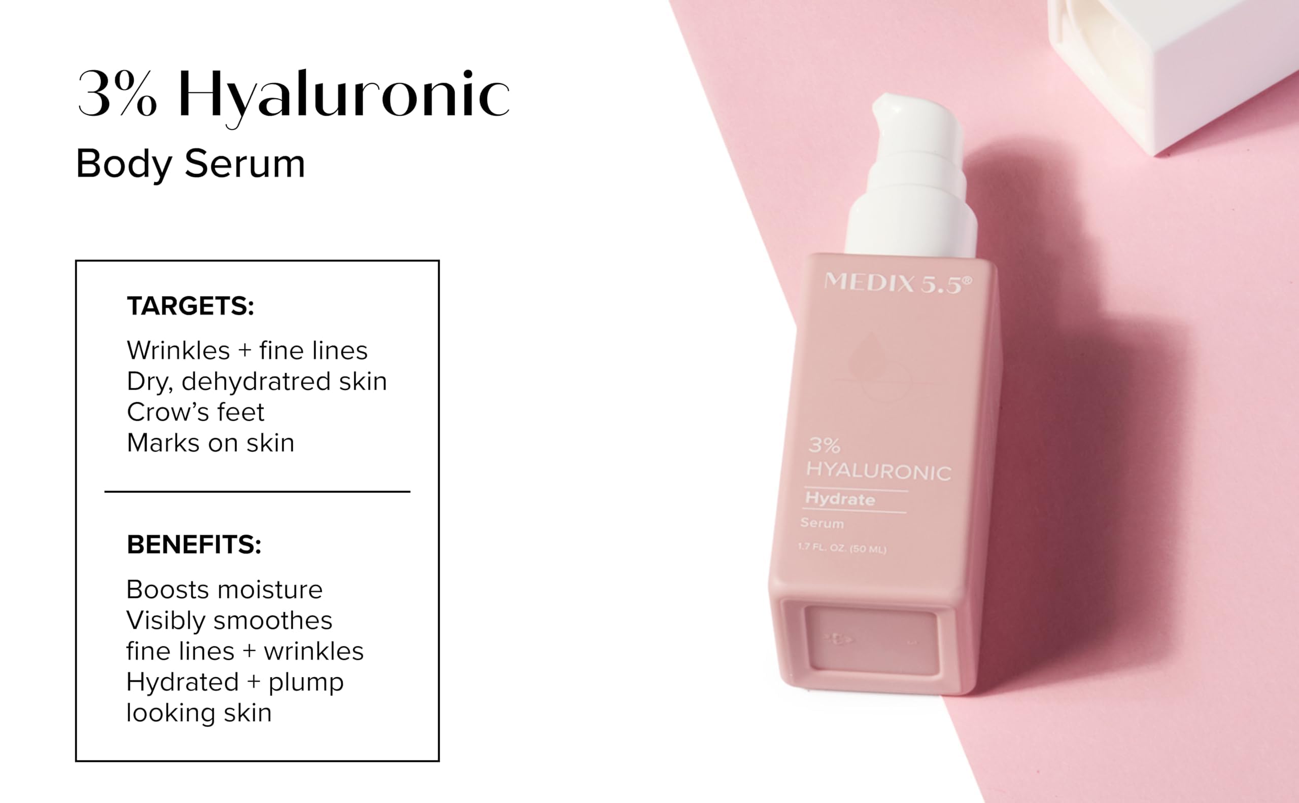 Empaque de 50 ml de Medix 5.5, fácil de usar